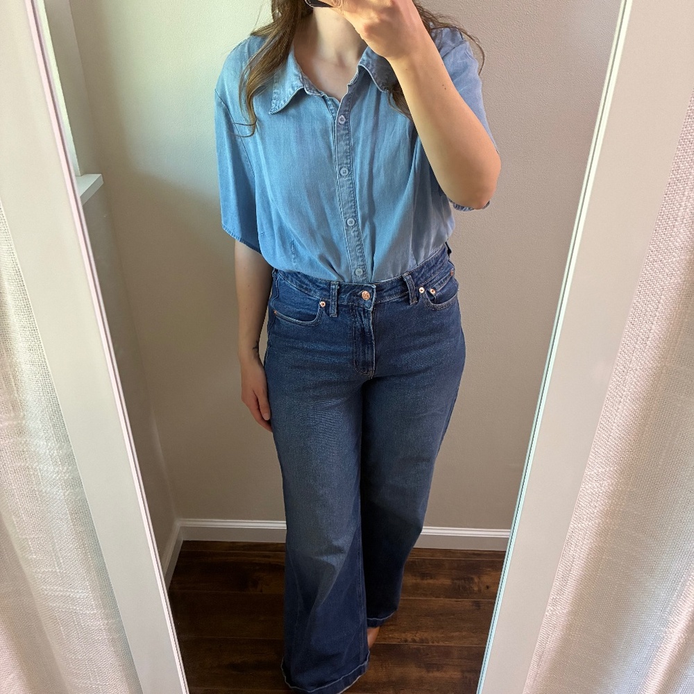 Vintage chambray button down